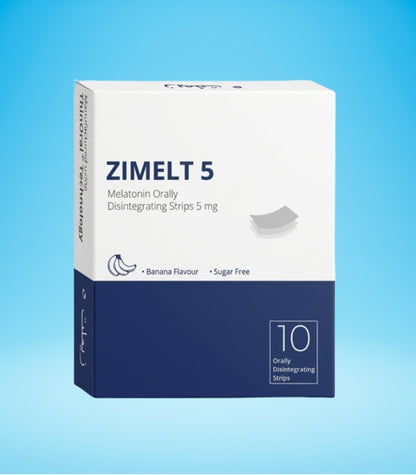 Zimelt Melatonin Orally Disintegrating Strip 10's