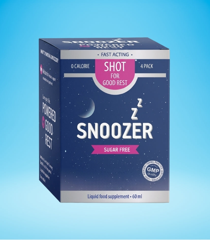 Snoozer Melatonin Liquid Shot 60ml x 4's