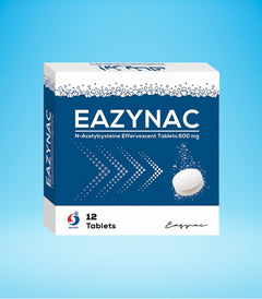 Eazynac N-Acetylcysteine Effervescent Tablet 12's