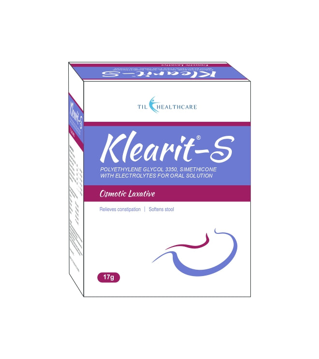 Klearit-S PEG+Simethicone Sachets 7's