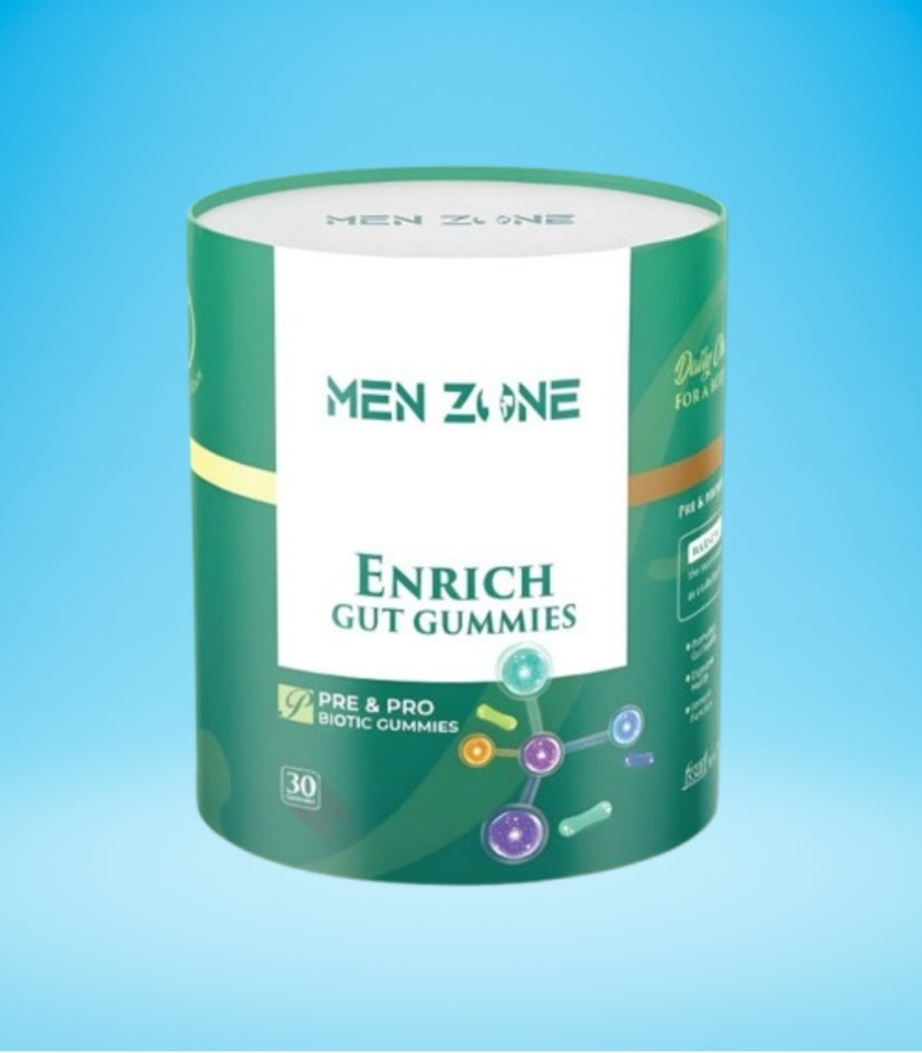 Men Zone Enrich Gut Gummies 30's