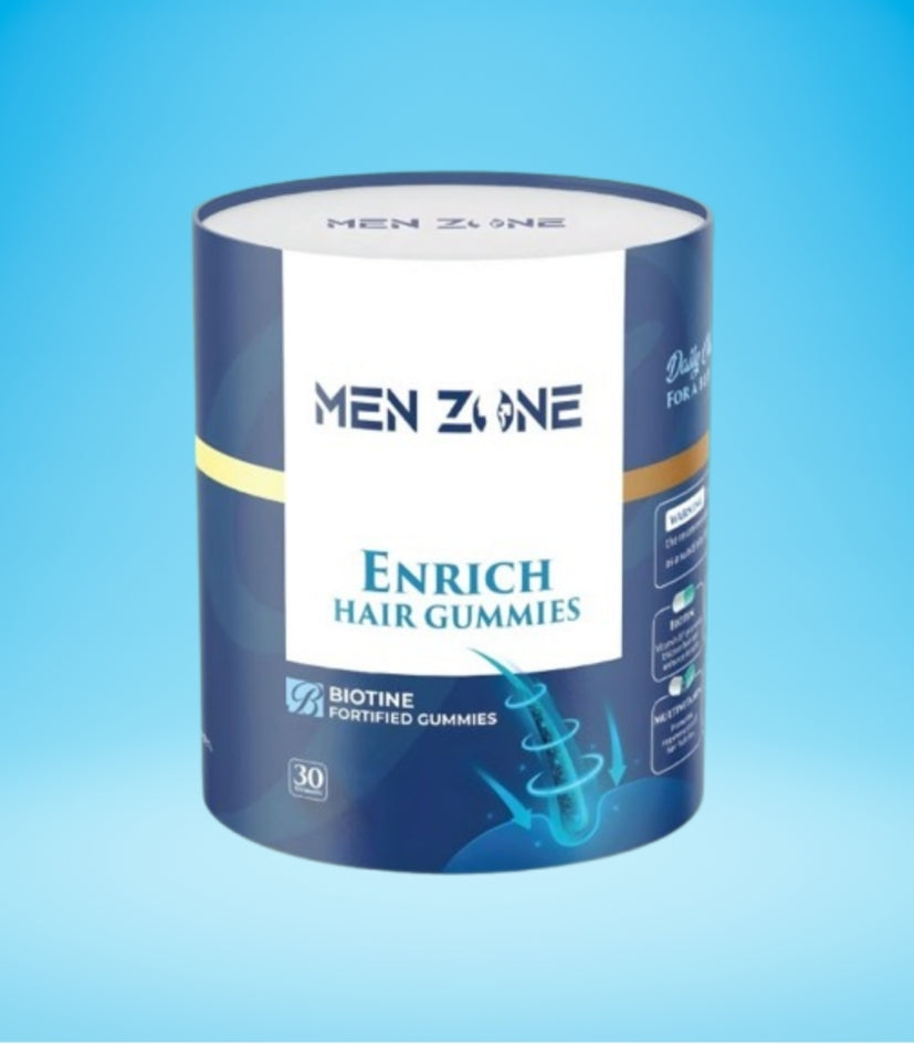 Men Zone Enrich Hair Gummies 30's