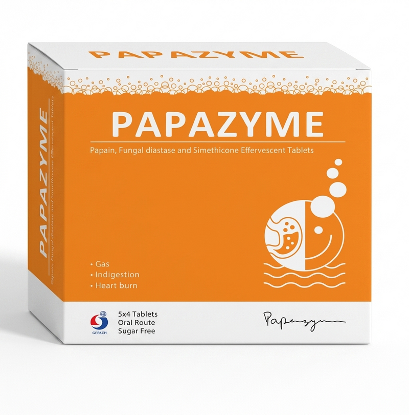 Papazyme Effervescent Tablet 20's