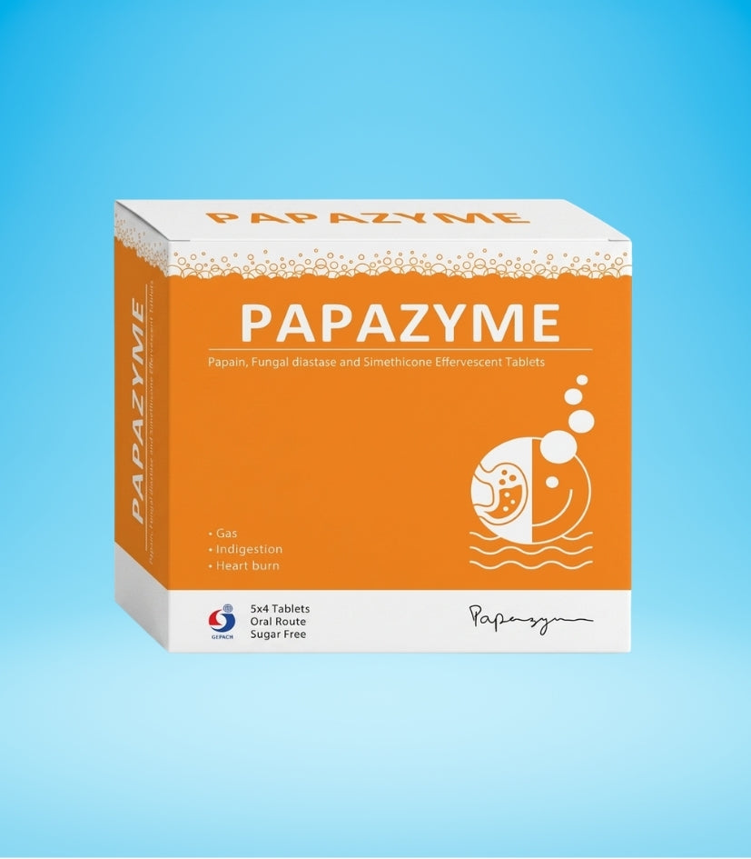 Papazyme Effervescent Tablet 20's
