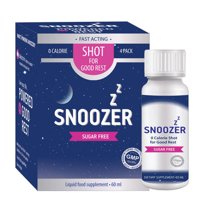 Snoozer Melatonin Liquid Shot 60ml x 4's