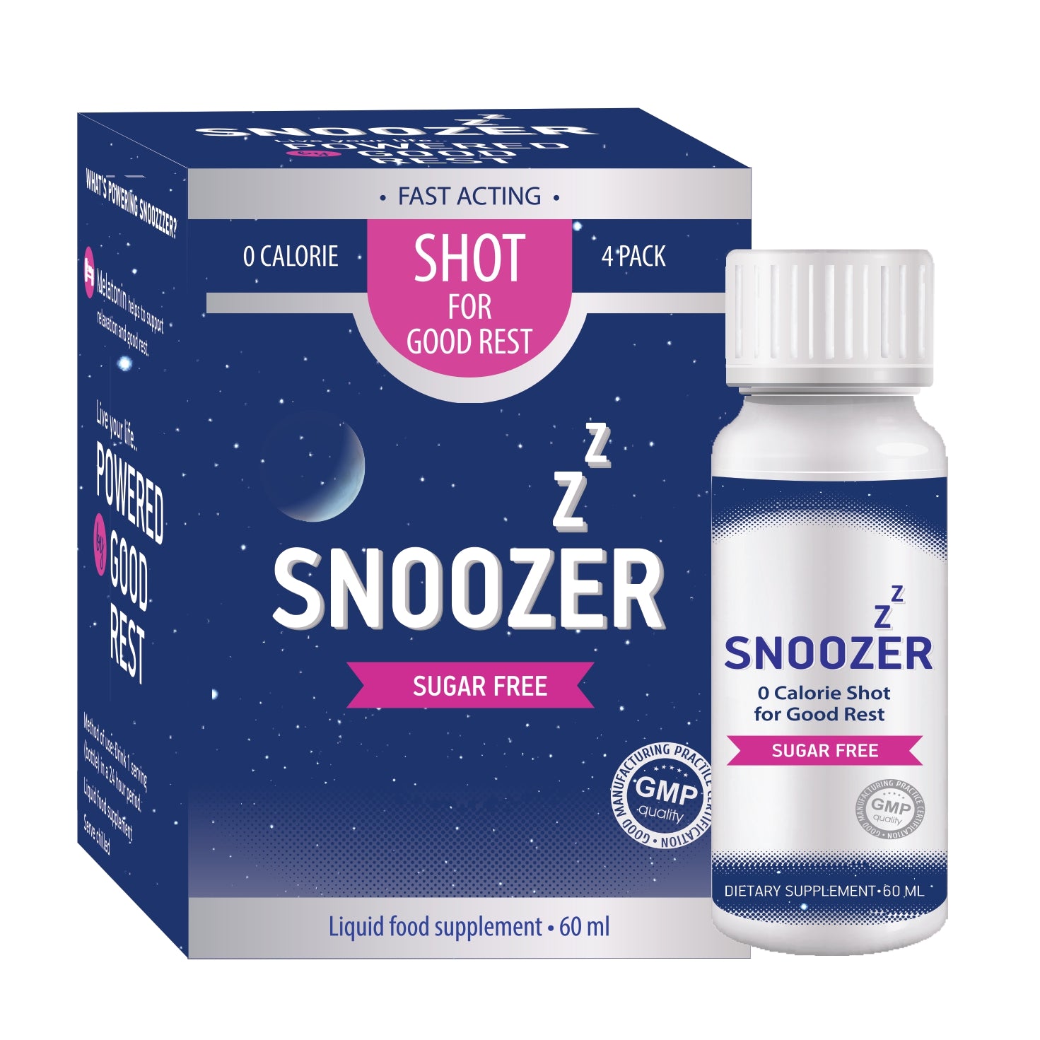 Snoozer Melatonin liquid shot from e-medicin - your source for medicine online