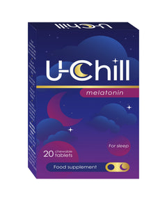 U-Chill Melatonin Chewable Tablets 5mg berry flavor