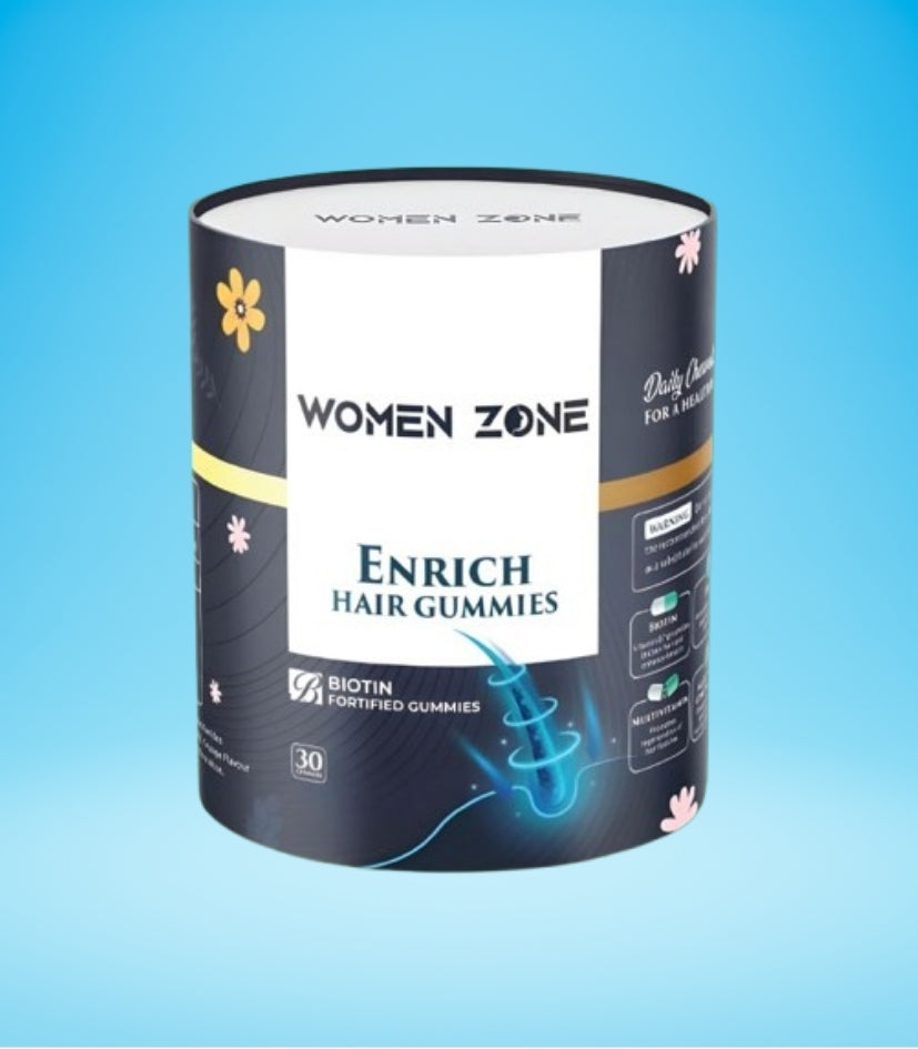 Women Zone Enrich Hair Gummies 30's