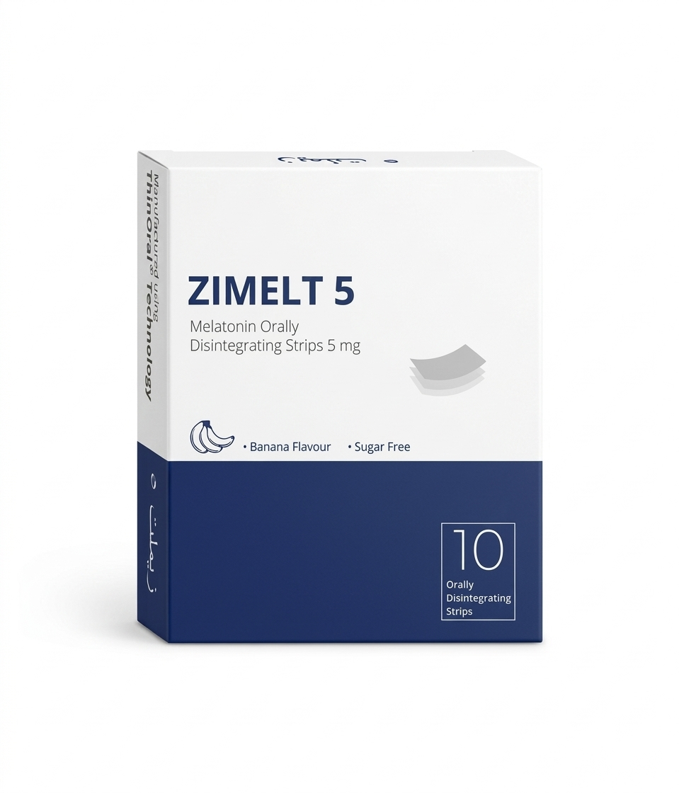 Zimelt Melatonin Orally Disintegrating Strip 10's