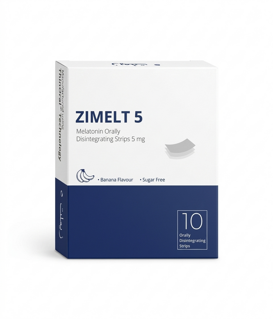 Zimelt Melatonin Orally Disintegrating Strip 10's