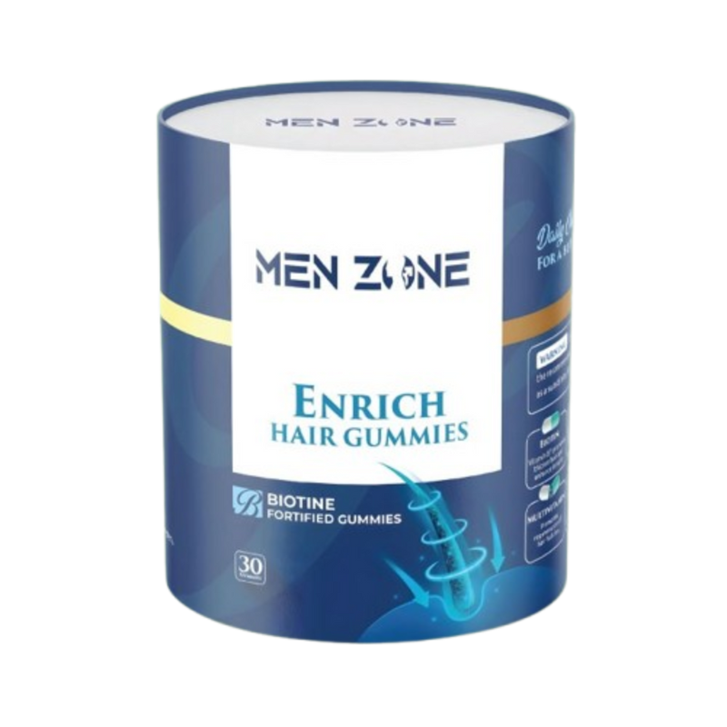 Men Zone Enrich Hair Gummies 30's